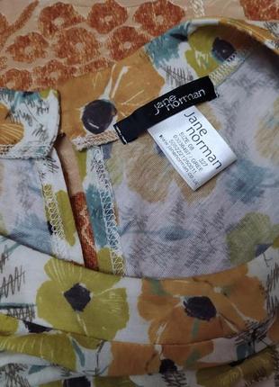 Легкая свободная блуза jane norman, сост. отличное. размер 8. сток!4 фото