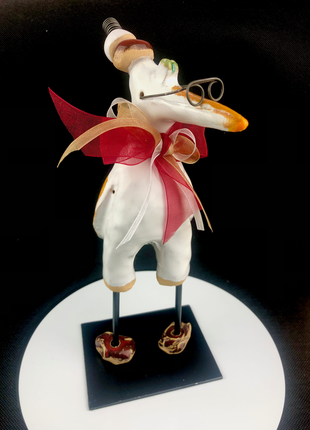 Керамическая статуэтка птица франция1 фото