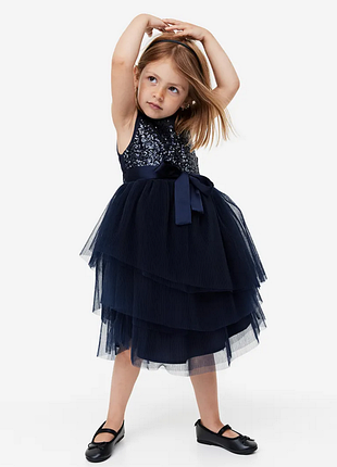 Праздничное платье h&m 6-7 лет (122см) ,9-10 лет (134\140см)