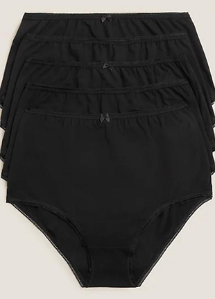 Набор трусиков трусов трусы marks & spencer размер 12 , 18 full briefs