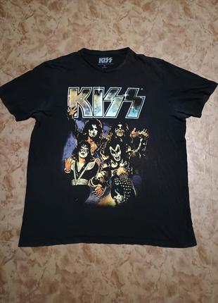 Футболка музыкальной группы kiss размер xl (есть дефекты)