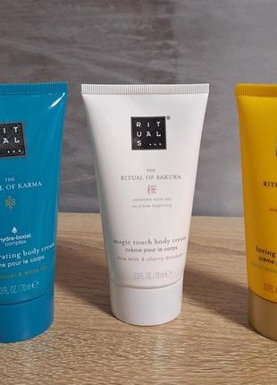 Мини версия крема для тела rituals