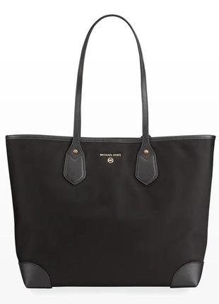 Michael kors оригинальная нейлоновая сумка шоппер черная
