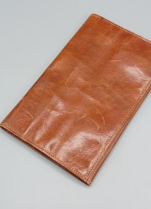 Винтажный кошелек из качественной кожи eldonian england с большим отделом