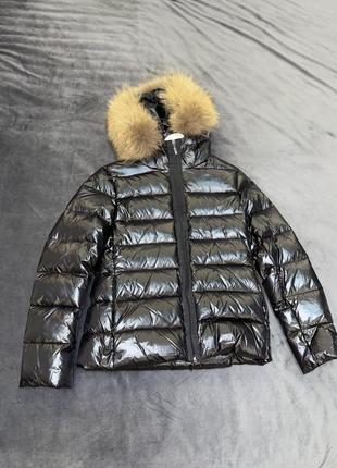 Куртка moncler чорна
