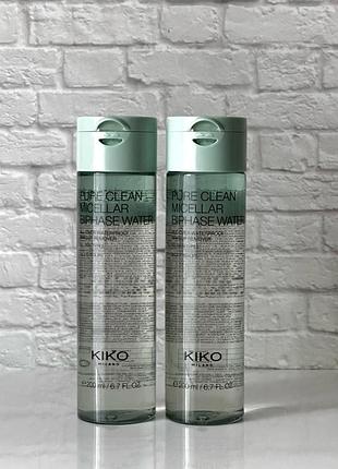 Мицеллярная вода kiko milano new pure clean micellar biphase water