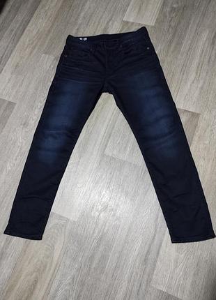 Мужские темно-синие джинсы / g-star raw / штаны / брюки / мужская одежда / denim