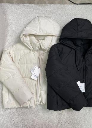 Зимова курточка zara, пуховик зара