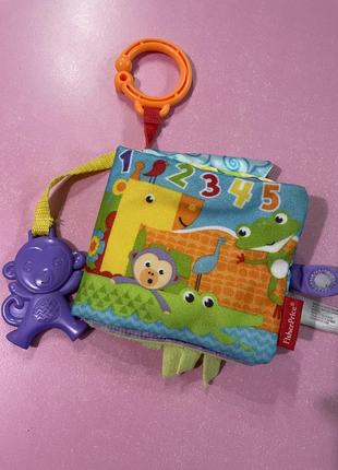 Підвісна розвиваюча книжка шуршалка fisher price