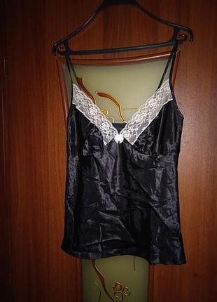Майка топ в бельевом стиле