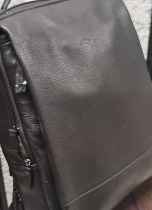 Кожаный мужской рюкзак katana