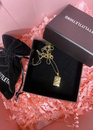 Цепочка с подвеской в подарочном упаковке