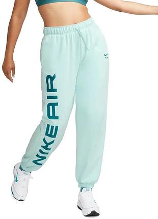 Спортивнi штани nike w nsw air flc os hr jggr мятні на флісі