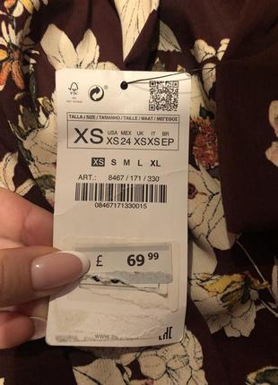 Комбінезон zara з квітковим принтом5 фото
