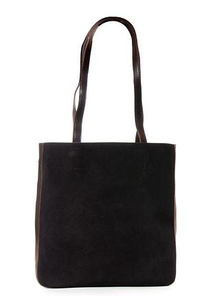 Сумка жіноча класична замш alex rai 9384 brown