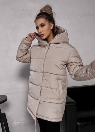 Куртка зефирка люкс женская зимняя