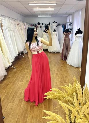 Большой розродаж. вечернее выпускное длинное платье платья