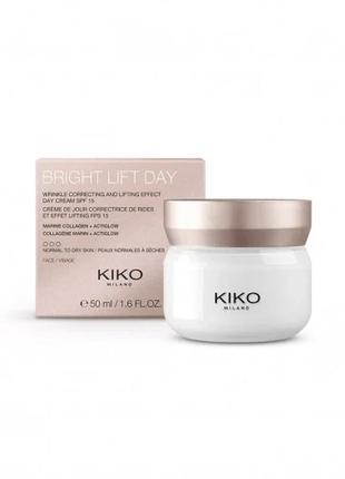 Денний крем для обличчя bright lift day kiko milano