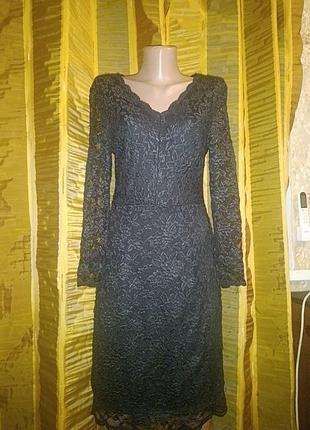 Платье гипюр