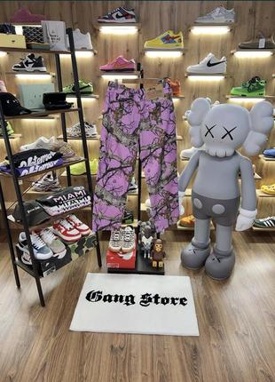 Штани stussy realtree edge big ol’ jean pink