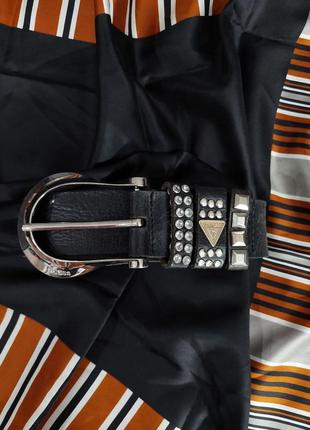 Шкіряний ремінь guess вінтаж