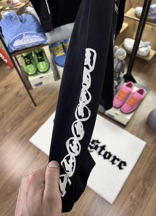 Лонгслив travis scott cactus jack fragment logo black 5
