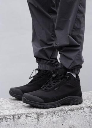Мужские ботинки salomon med cs wp black