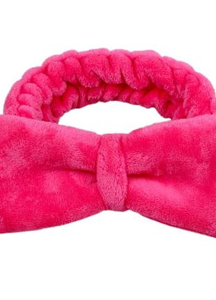Повязка косметическая red point "soft bow" с бантом розовая (бп.01.т.05.57.000)