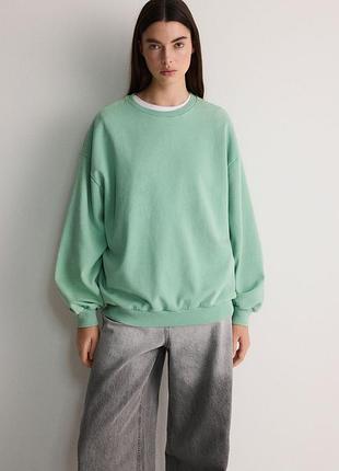 Свитшот худи оверсайз на пышные формы кофта джемпер большой размеры новый