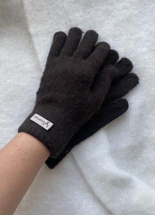 Перчатки женккие теплые варежки женские теплые утепленные двойные