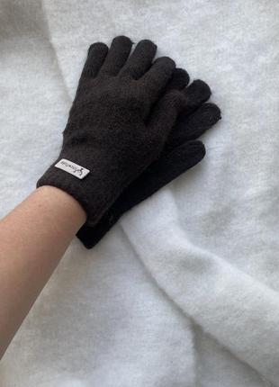 Перчатки женккие теплые варежки женские теплые утепленные двойные2 фото