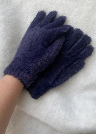 Перчатки меховые утепленные внутри