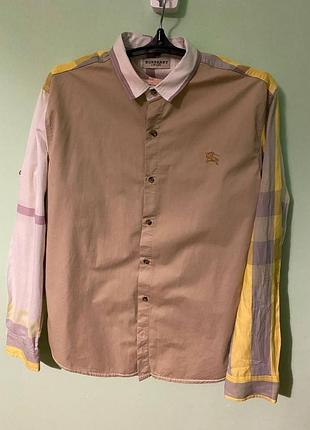 Мужская рубашка в с длинными рукавами от 2000s burberry