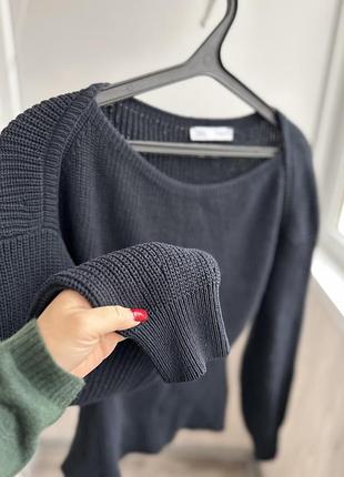 Объемный свитер zara 3