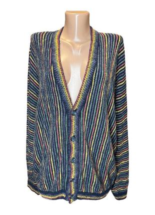 Кардиган в смужку полоску carlo colucci