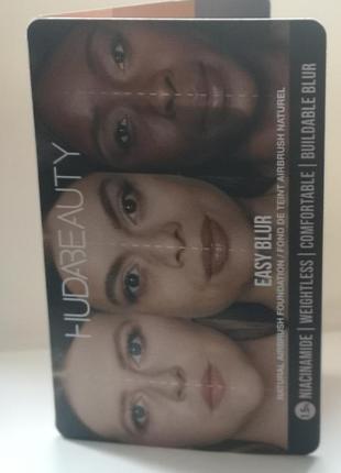 Пробник huda beauty easy blur natural airbrush foundation тональна основа