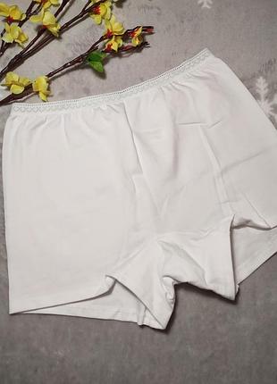 Новые коттоновые трусики шортики damart, m/l