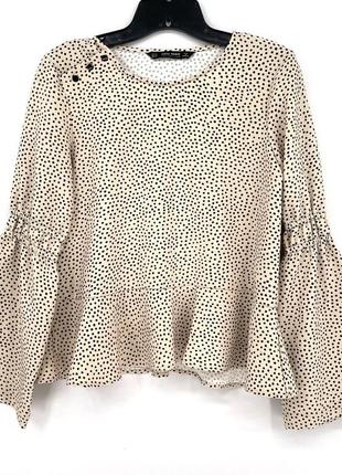Блуза кофта в горох zara