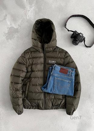 Чоловіча куртка хакі стьогана