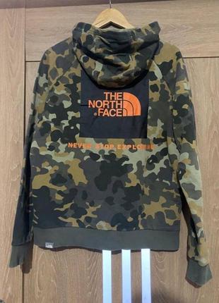 Мужская толстовка худи с капюшоном на флисе the north face оригинал