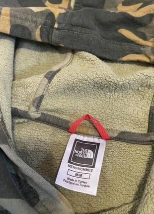 Мужская толстовка худи с капюшоном на флисе the north face оригинал3 фото