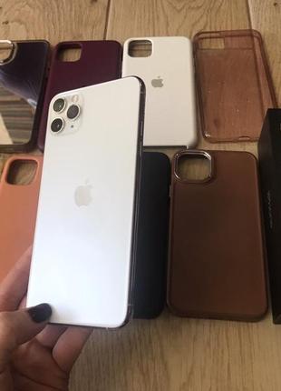 Apple iphone 11 pro max 256 gb silver ,чехли в подарунок