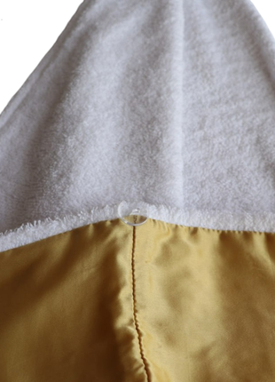 Тюрбан для волос натуральный шелк - махра, двухсторонний