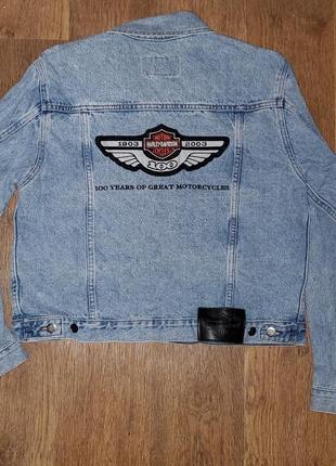 Винтажная джинсовка harley davidson винтаж