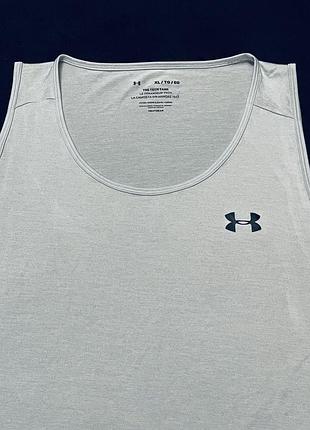 Under armour майка для фитнеса оригинал серая xl