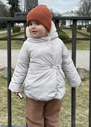 Зимняя куртка детская zara baby