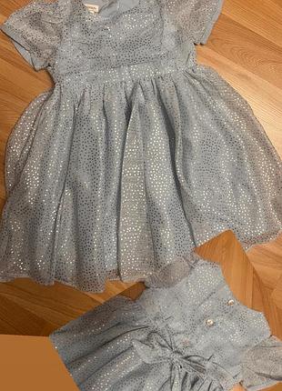 Ошатне фатин блакитне сукня  monsoon next