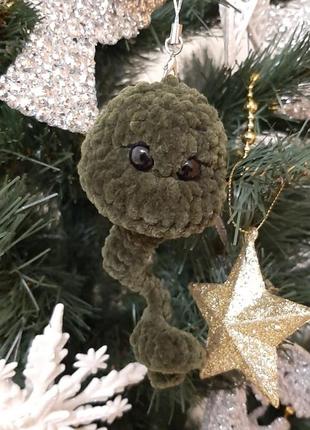 Змія. іграшка ручної роботи. подарунок на новорічні свята.