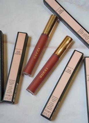 Помада для губ gucci rouge a levres liquid matte lipstick they met in argentina 208