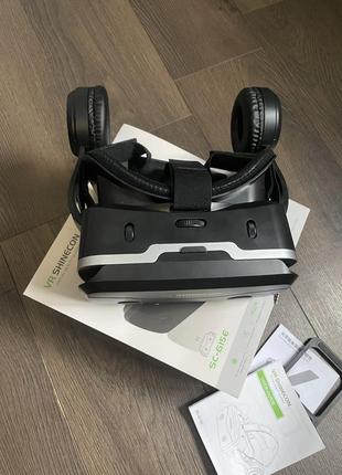 3d гарнітура віртуальної реальності з навушниками окуляри vr shinecon sc-g15e2 фото